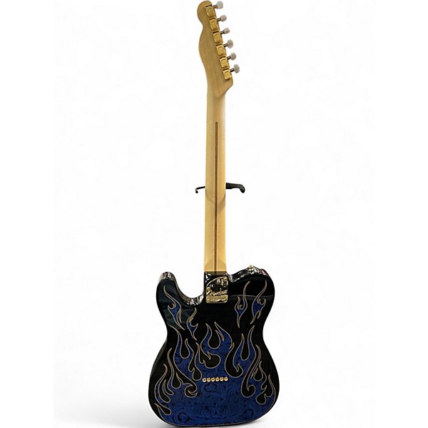 Used Fender James Burton Telecaster BLUE PAISLEY FLAME Solid Body Electric Guitar