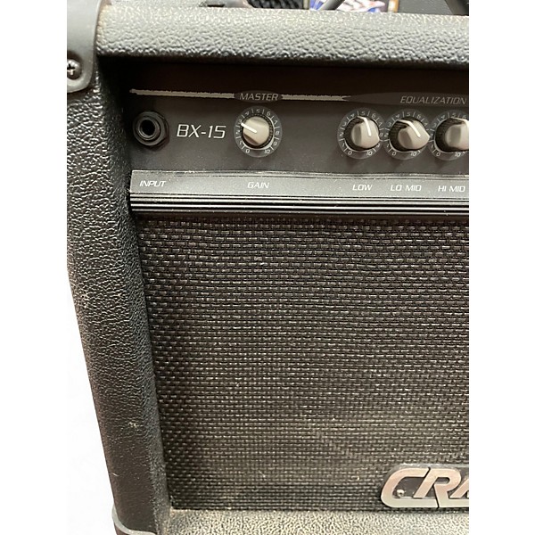 Used Crate BX15 1X8 15W Bass Combo Amp