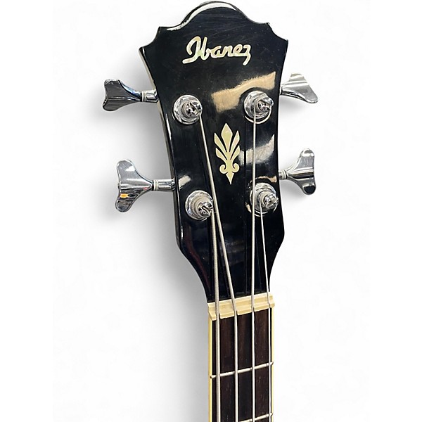 Used Ibanez AEB10E Black Acoustic Bass Guitar