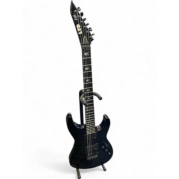 Used ESP LTD KH602 Kirk Hammett Signature Black Solid Body Electric Guitar