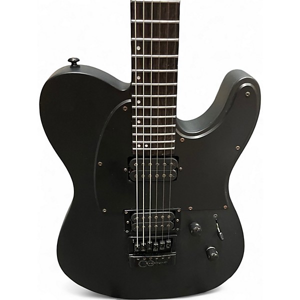 Used ESP LTD TE1000 DELUX Black Solid Body Electric Guitar