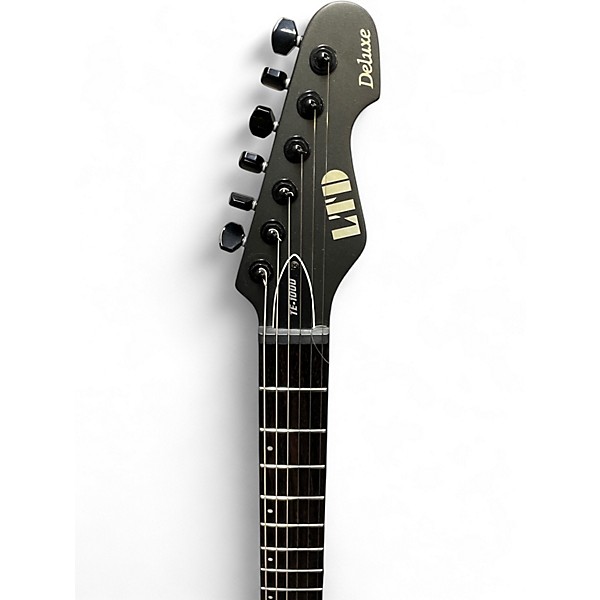 Used ESP LTD TE1000 DELUX Black Solid Body Electric Guitar