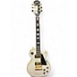 Used 2020 Epiphone Les Paul Custom White Solid Body Electric Guitar thumbnail