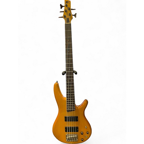 Used Ibanez SR405 5 String Natural Electric Bass Guitar