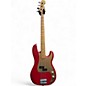 Used Squier 40th Anniversary Precision Bass Gold and Red Electric Bass Guitar thumbnail