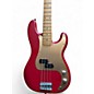 Used Squier 40th Anniversary Precision Bass Gold and Red Electric Bass Guitar