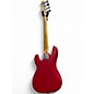 Used Squier 40th Anniversary Precision Bass Gold and Red Electric Bass Guitar