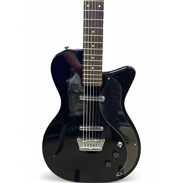 Used Danelectro 56 semi hollow baritone black Baritone Guitars
