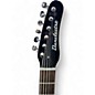 Used Danelectro 56 semi hollow baritone black Baritone Guitars