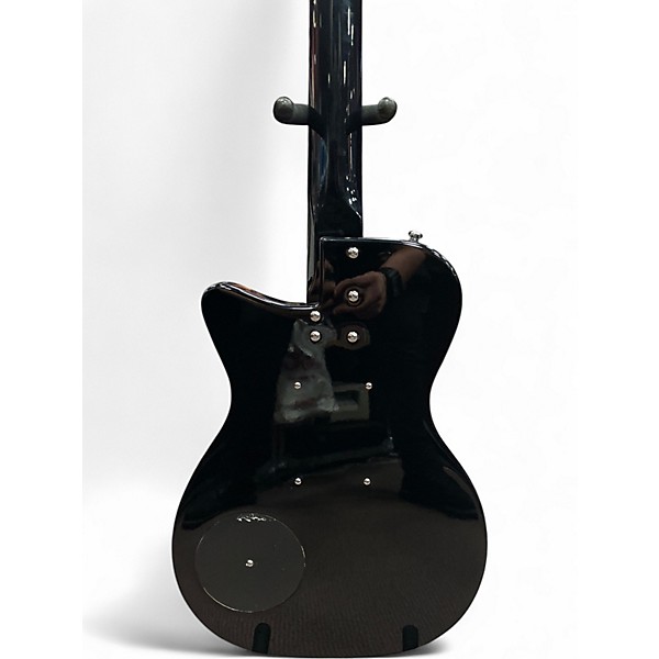 Used Danelectro 56 semi hollow baritone black Baritone Guitars