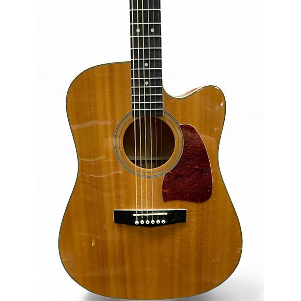Used Ibanez AW100CE Natural Acoustic Electric Guitar