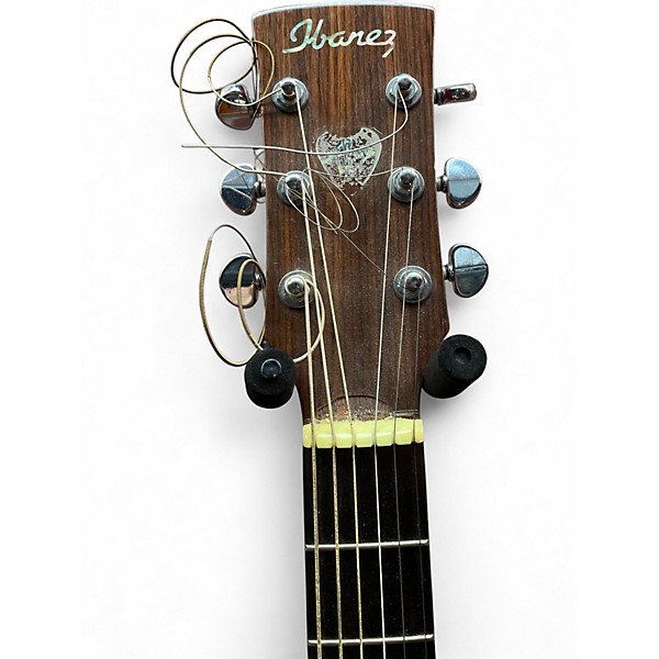 Used Ibanez AW100CE Natural Acoustic Electric Guitar