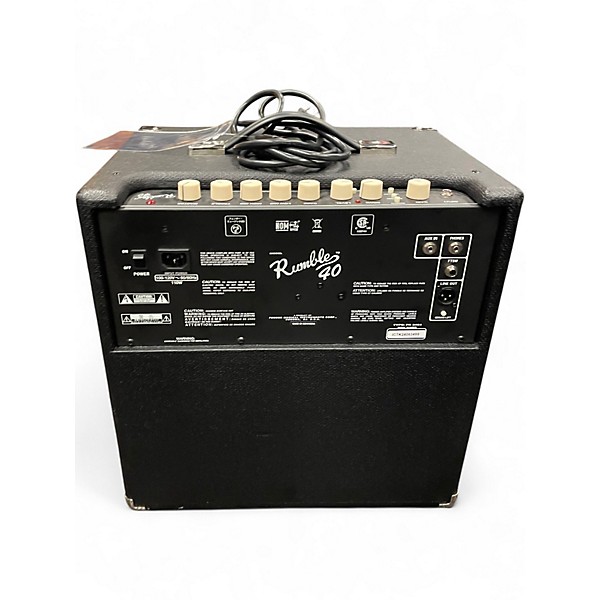 Used Fender Rumble V3 40W 1x10 Bass Combo Amp