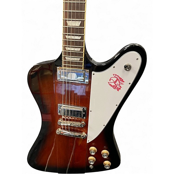 Used Epiphone Limited Edition Firebird Vintage 2 Color Sunburst Solid Body Electric Guitar