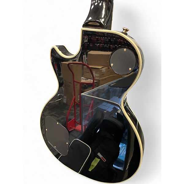 Used Epiphone Les Paul Custom Ebony Solid Body Electric Guitar