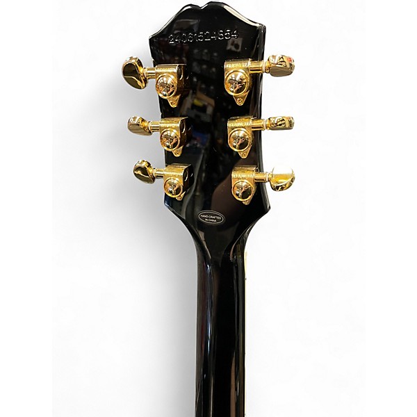 Used Epiphone Les Paul Custom Ebony Solid Body Electric Guitar