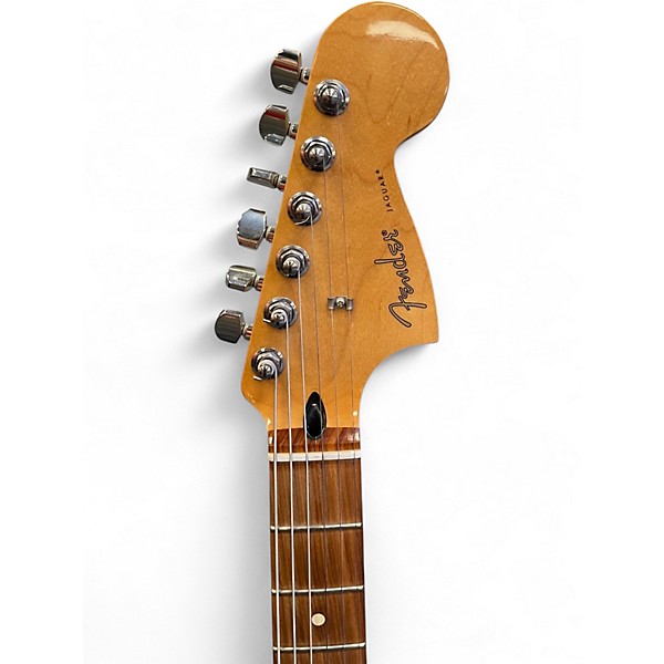 Used 2019 Fender Player Jaguar Black Solid Body Electric Guitar