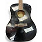 Used Fender CD60 Dreadnought Black Acoustic Guitar