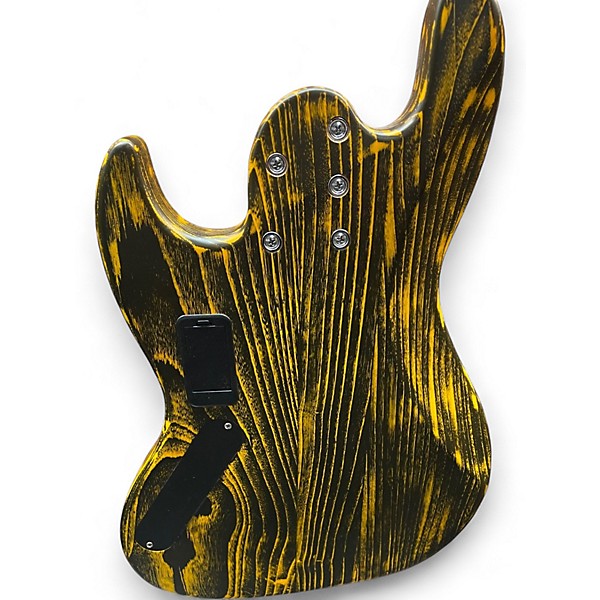 Used Michael Kelly Element 5OP 5 string  Trans Yellow Electric Bass Guitar