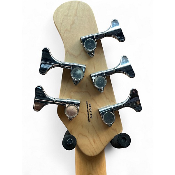 Used Michael Kelly Element 5OP 5 string  Trans Yellow Electric Bass Guitar