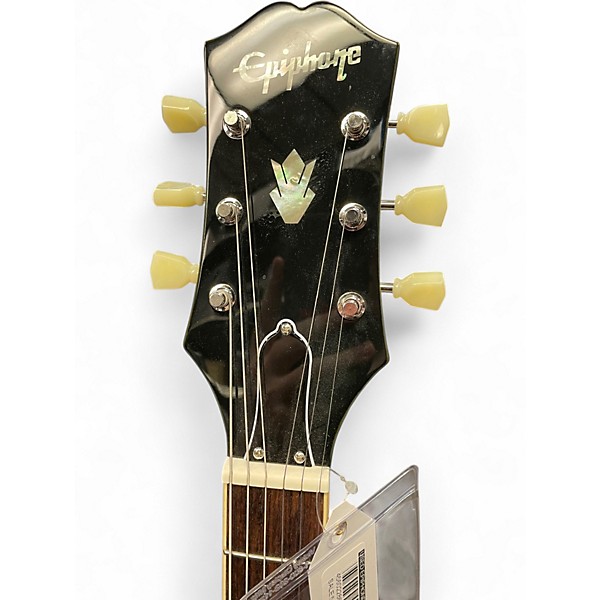 Used Epiphone ES 335  Army Green  Hollow Body Electric Guitar