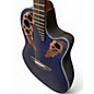 Used Ovation celebrity Blue Acoustic Guitar