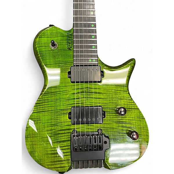 Used Kiesel Leia Custom Emerald Green Electric Guitar