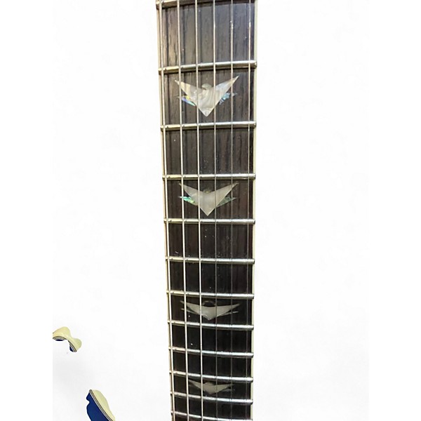Used Schecter Guitar Research Omen Extreme 6 Blue Burst Solid Body Electric Guitar