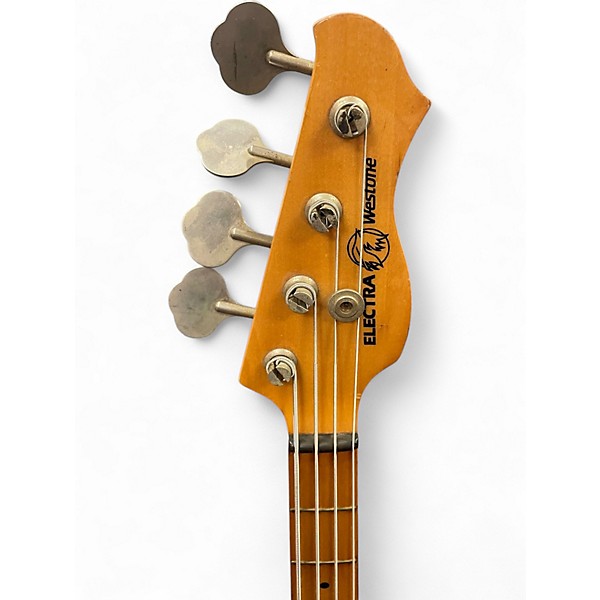 Used Electra Westone Black Electric Bass Guitar