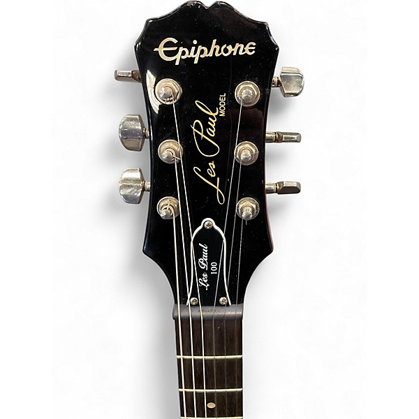 Used Epiphone Les Paul 100 Bolt On Cherry Sunburst Solid Body Electric Guitar