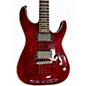 Used Schecter Guitar Research Hellraiser C1 Black Cherry Solid Body Electric Guitar