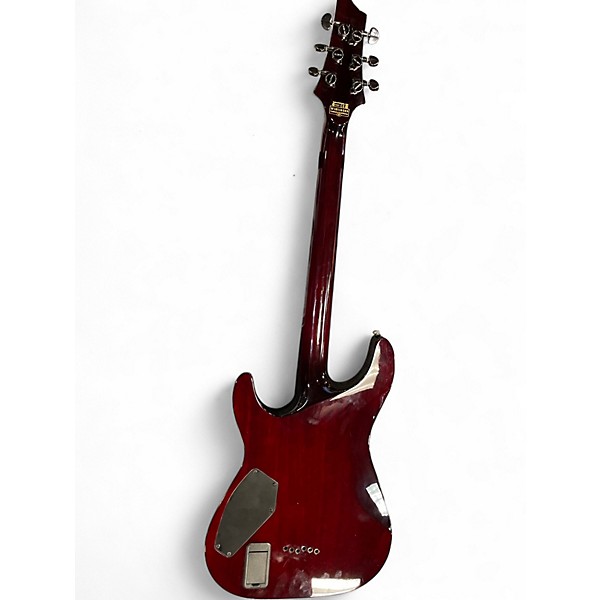 Used Schecter Guitar Research Hellraiser C1 Black Cherry Solid Body Electric Guitar