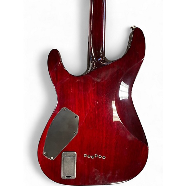 Used Schecter Guitar Research Hellraiser C1 Black Cherry Solid Body Electric Guitar