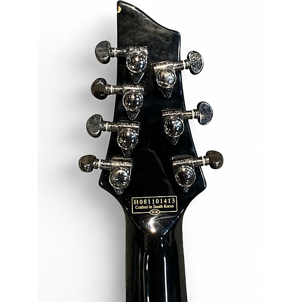 Used Schecter Guitar Research Hellraiser C7 7 String Black Solid Body Electric Guitar