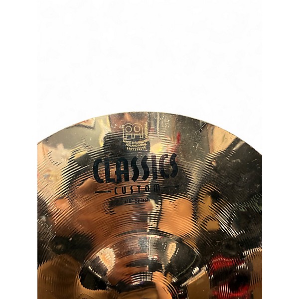 Used MEINL 10in Classic Custom Splash Cymbal