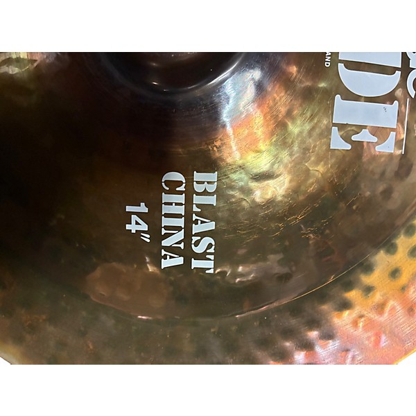 Used Paiste 14in rude blast china Cymbal