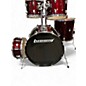 Used Ludwig 5 Piece Accent Ruby Drum Kit thumbnail