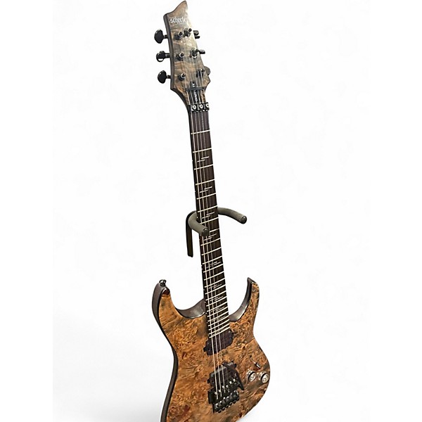 Used Schecter Guitar Research Omen Elite Charcoal Solid Body Electric Guitar