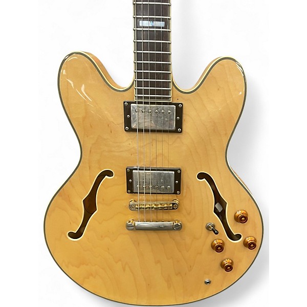 Used Epiphone Sheraton II Natural Hollow Body Electric Guitar