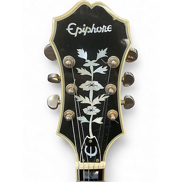 Used Epiphone Sheraton II Natural Hollow Body Electric Guitar