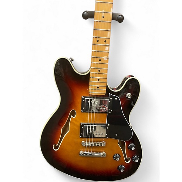 Used Squier Classic Vibe Starcaster 3 Color Sunburst Hollow Body Electric Guitar