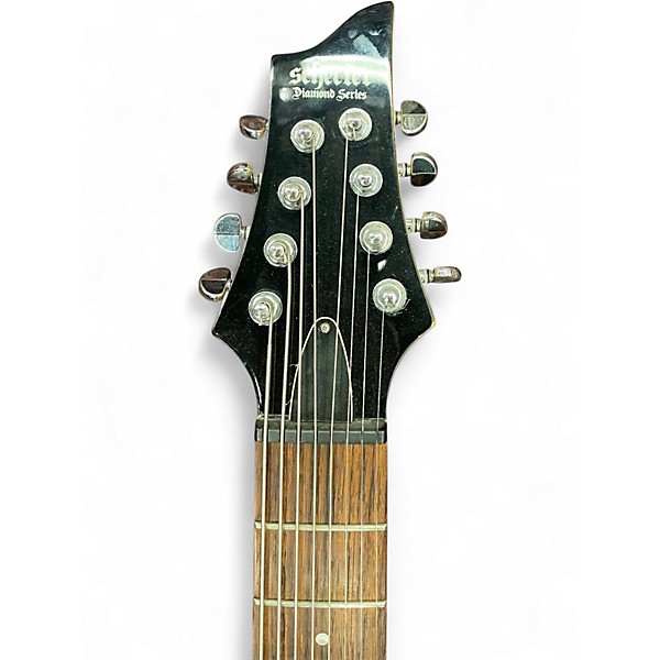 Used Schecter Guitar Research C8 EX Black Solid Body Electric Guitar