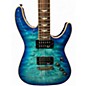 Used Schecter Guitar Research Omen Extreme 6 Blue Solid Body Electric Guitar