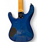 Used Schecter Guitar Research Omen Extreme 6 Blue Solid Body Electric Guitar