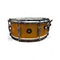 Used Gretsch Drums 14X5.5 Vintage Round Badge Progressive Jazz Snare Gold Sparkle Drum thumbnail