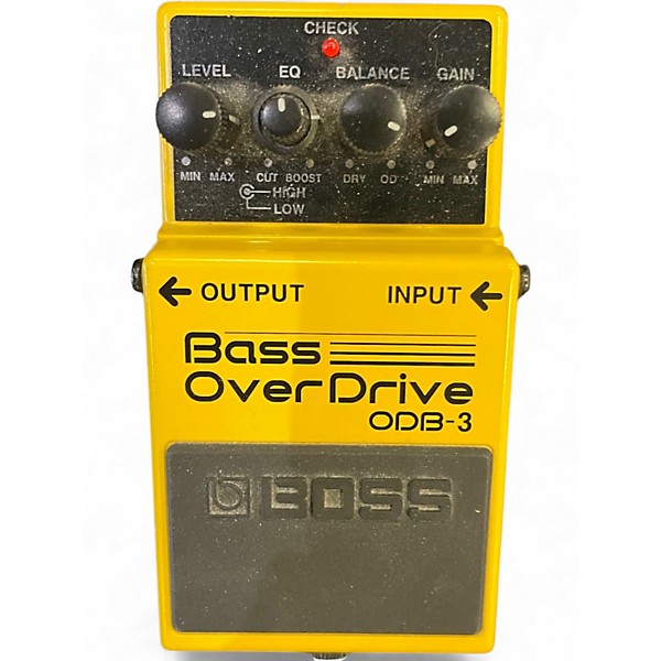 Used BOSS ODB3 Bass Overdrive Bass Effect Pedal