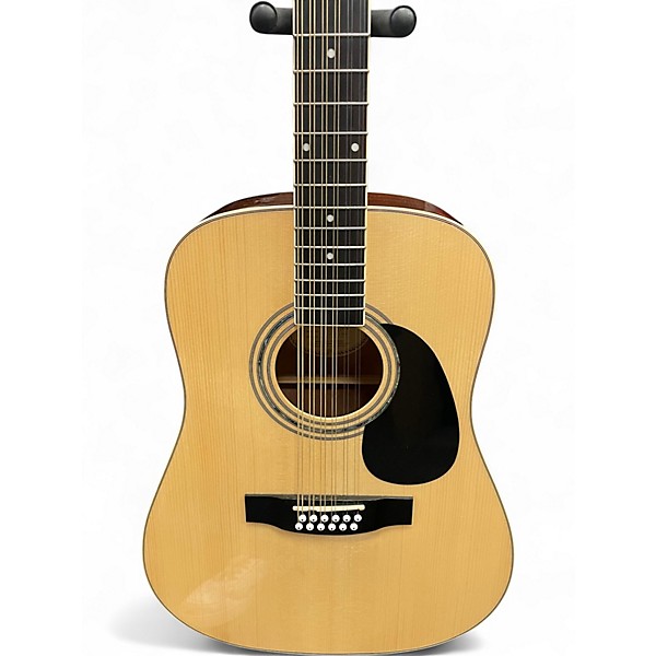 Used Mitchell D120s-12E Natural 12 String Acoustic Electric Guitar