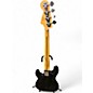 Used Squier Precision Bass Black and Silver Electric Bass Guitar