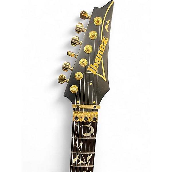 Used Ibanez PIA3761-XB Steve Vai Signature Black Onyx Solid Body Electric Guitar