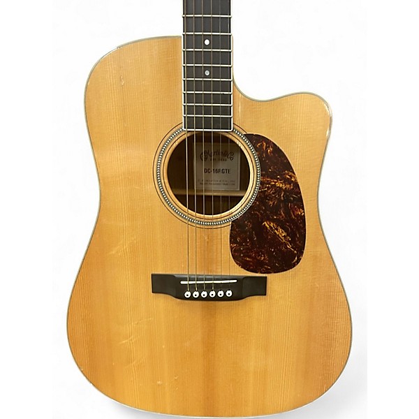 Used Martin DC-16RGTE Natural Acoustic Electric Guitar